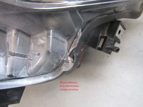 LAMPA PRZÓD MAZDA CX3 CX-3 ZWYKŁA SOCZEWKA LH 14-18