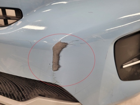 Zderzak przód przedni Citroen C3 E-C3 24- / + osłona + wzmocnienie