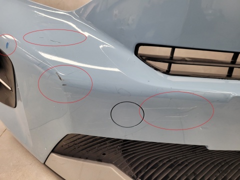 Zderzak przód przedni Citroen C3 E-C3 24- / + osłona + wzmocnienie