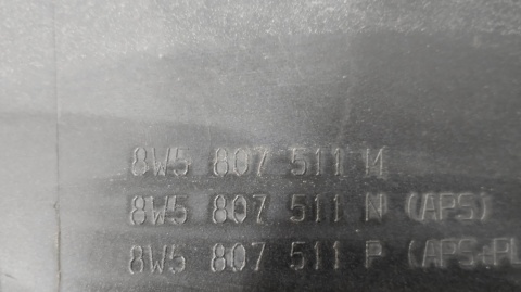 Zderzak tył tylny Audi A4 B9 8W5 Sedan LIFT 19- PDC