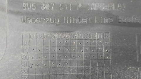 Zderzak tył tylny Audi A4 B9 8W5 Sedan LIFT 19- PDC