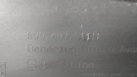 Zderzak tył Audi A4 S4 B9 8W9 Kombi S-Line 15-19