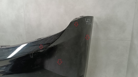 Zderzak przód przedni Tesla MODEL Y 20- / + osłona + 2 LEDy