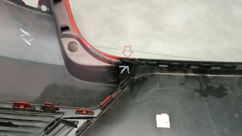 Zderzak tył tylny Renault Captur II 2 19-24 / + LAMPA