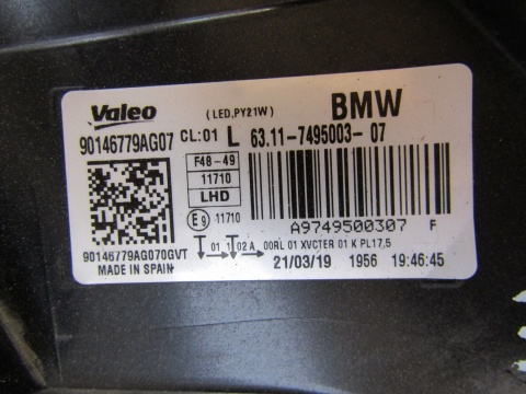 LAMPA PRZÓD BMW X1 F48 LED 15-19 LH LEWA 7495003