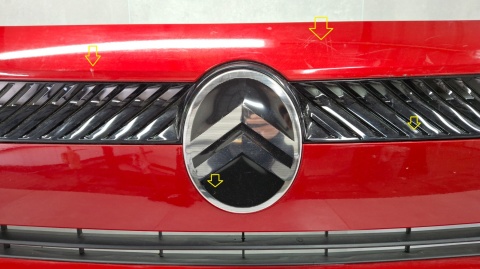 Zderzak przód przedni Citroen C3 E-C3 IV 4 24- / + halogeny + wiązka
