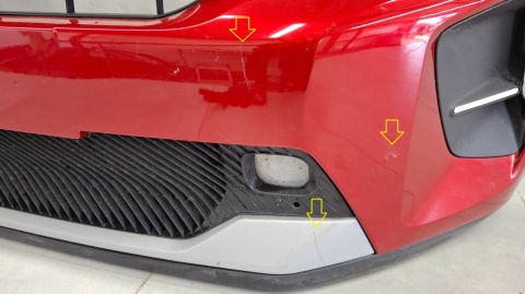 Zderzak przód przedni Citroen C3 E-C3 IV 4 24- / + halogeny + wiązka