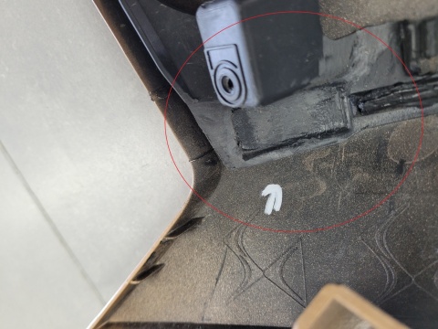 Narożnik zderzaka prawy przód przedni Citroen DS4 II 2 21-
