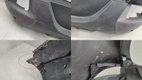 Zderzak tył tylny Renault Kadjar 15-18