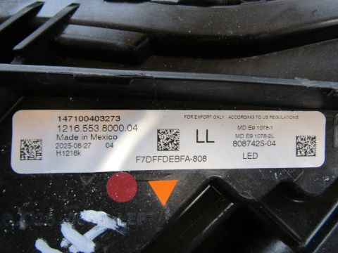 LAMPA PRZÓD BMW M2 G87 FULL LED 22- LH LEWA SHADOW LINE 8087425-04