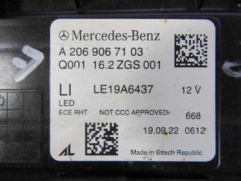 LAMPA PRZÓD MERCEDES C-KLASA W206 LED HIGH PERFORMANCE 22- LH LEWA A2069067103