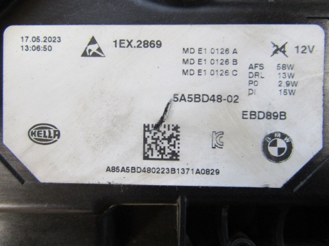 Lampa przód BMW X1 U11 FULL LED 22- RH PRAWA 5A5BD48-02