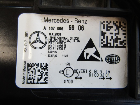 LAMPA PRZÓD MERCEDES GLE W167 FULL LED MULTIBEAM 19-23 LH LEWA 1679065906