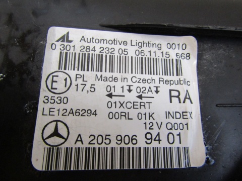 LAMPA PRZÓD MERCEDES C KLASA W205 FULL LED ILS 14-18 RH PRAWA A2059069401