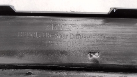 Dyfuzor dokładka zderzaka tył tylny Dodge Challenger III 15-23 / BFDCLG15
