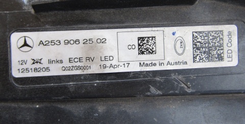LAMPA PRZÓD MERCEDES GLC W253 HYBRID LED ILS 15-19 LH LEWA A2539062502