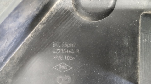 Podłoga płyta osłona pod zderzak RENAULT MEGANE 3 III LIFT 12- 16