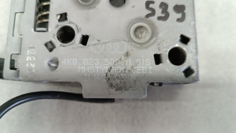 ZAMEK MASKI PRZÓD AUDI A6 C8 A7 4K0823509A