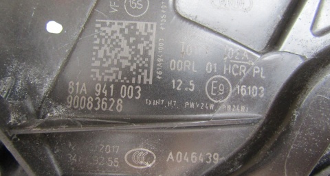 LAMPA PRZÓD AUDI Q2 ZWYKŁA LEWA LH 16-20 81A941003