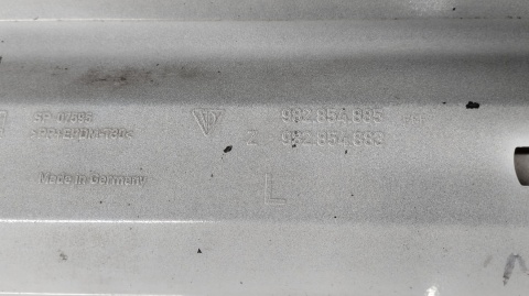 Listwa progowa lewa Porsche 718 Boxster Cayman 982 16-