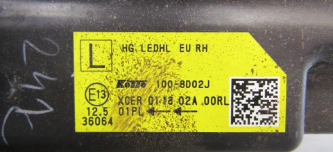 LAMPA PRZÓD NISSAN QASHQAI 3 III J12 21-24 LED ADAPTIVE RH PRAWA 100-8D02J