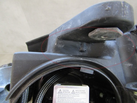 LAMPA PRZÓD MERCEDES W204 LIFT KSENON SKRĘTNY ILS CZARNA RH PRAWA 11-14 A2048204439