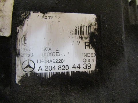 LAMPA PRZÓD MERCEDES W204 LIFT KSENON SKRĘTNY ILS CZARNA RH PRAWA 11-14 A2048204439