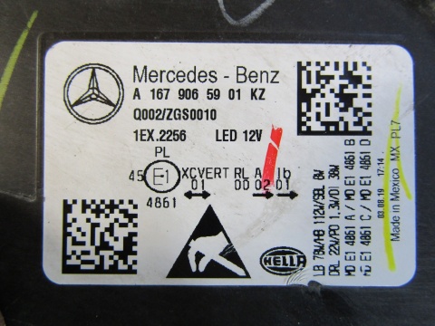 LAMPA PRZÓD MERCEDES GLS X167 W167 FULL LED MULTIBEAM LH LEWA 19- A1679065901KZ