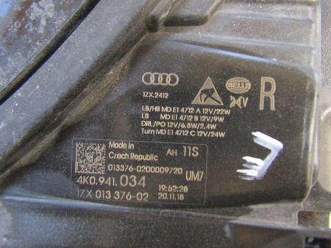 LAMPA PRZÓD AUDI A6 C8 LED 18- RH PRAWA 4K0941034