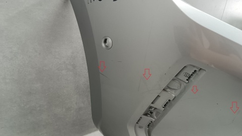 Zderzak przód przedni Opel Corsa F LIFT 23- / + podłoga