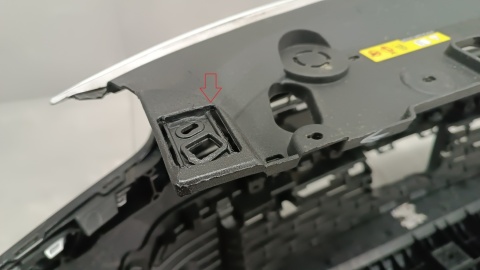 Zderzak przód przedni Opel Corsa F LIFT 23- / + podłoga