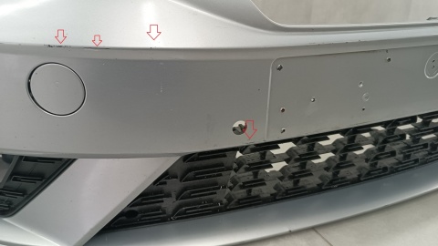 ZDERZAK PRZÓD PRZEDNI SEAT LEON III LIFT 5F 17- 20 /+ HALOGEN