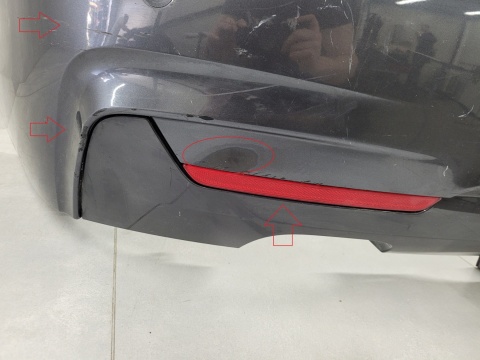 Zderzak tył tylny BMW 4 F32 F33 F36 M-Pakiet 13-16