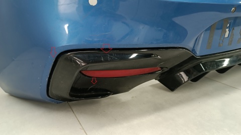 Zderzak tył tylny BMW 1 F20 F21 M-Pakiet Lift 15-18/ + dokładka maxton