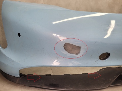Zderzak przód przedni Porsche Taycan 9J1 19-23