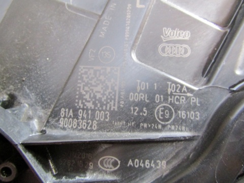 LAMPA PRZÓD AUDI Q2 81A ZWYKŁA LEWA LH 16-20 81A941003