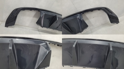 Dyfuzor spoiler dokładka zderzaka tył AUDI TT TTS 8S0 Lift 18-