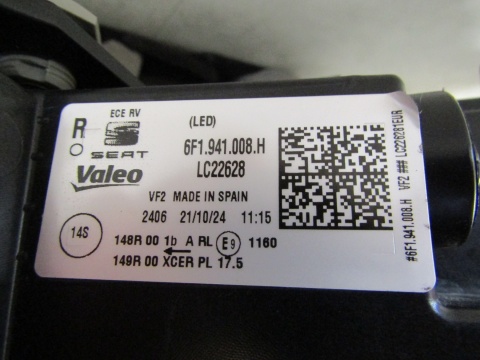 LAMPA PRZÓD SEAT IBIZA V ARONA LIFT FULL LED 21- RH 6F1941008H