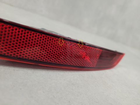 Lampka lewa odblask lewy zderzaka tył Porsche Cayenne 3 III 9Y0 18-
