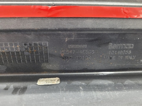 Spoiler dokładka zderzaka tył Nissan Qashqai 2 II 13-17