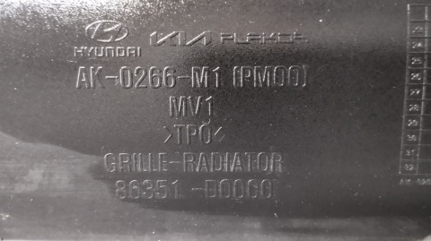Grill atrapa blenda zderzaka przód KIA EV9 2023- / 86351-DO000