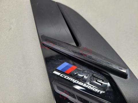 Zaślepka kratka listwa błotnika prawy przód Bmw M3 G80 G81 Lift LCI 23-