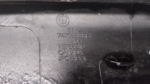 Listwa błotnika prawy tył BMW X6 G06 2019- / 7479668RH
