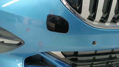 Zderzak przód przedni BMW 2 F44 Gran Coupe Sportline 19-24 /+HALOGEN+ŚLIZGI