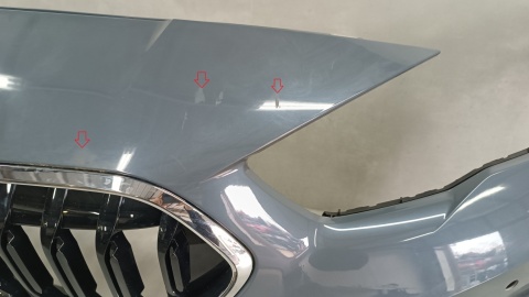 Zderzak przód przedni BMW 2 F44 Gran Coupe Sportline 19-24 /+ HALOGEN + ŚLIZGI