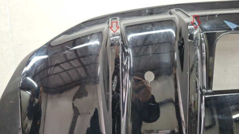 Dokładka dyfuzor zderzaka tył AUDI A6 C9 85E E-TRON S-LINE 24- 85E807521B