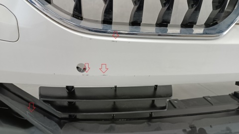 Zderzak przód przedni BMW 2 F44 Gran Coupe Sportline 19-24 / + ślizgi