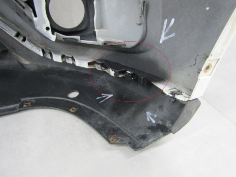Zderzak przód przedni Fiat Doblo 2 II Lift 14-22