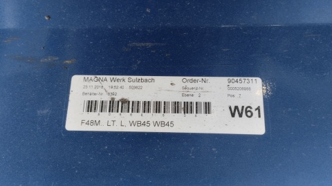 Listwa progowa lewa BMW X1 F48 M Pakiet 15-