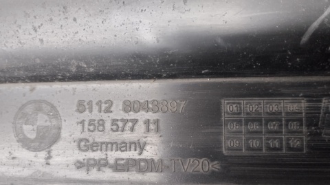Spoiler dokładka dyfuzor tył BMW E92 E93 M PAKIET 335